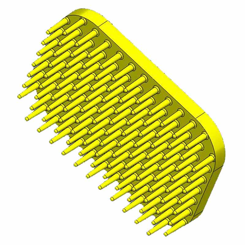 yellow Tactile Tiger Brush