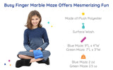 Child playing with the Busy Fingers ™ Marble Maze Kit
