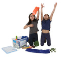 Children playing with the Early Childhood Break Box Sensory Tool Kit