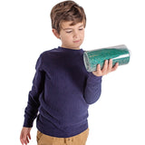 Boy holding a Calm Down Jar