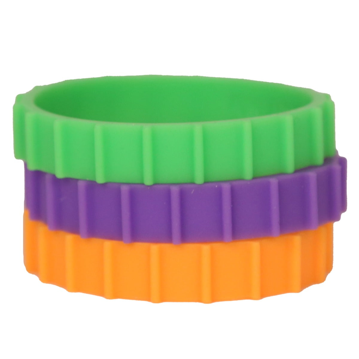 Chewy Straps - Set of 3 in Colors: Purple, green and orange