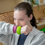 Textured Bangle Bracelets - Set of 2