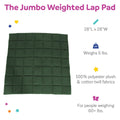 green Jumbo Weighted Lap Pad