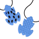 blue and black Tree Frog Chewies - Set of 2