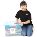Girl smiling with the Teen Break Box
