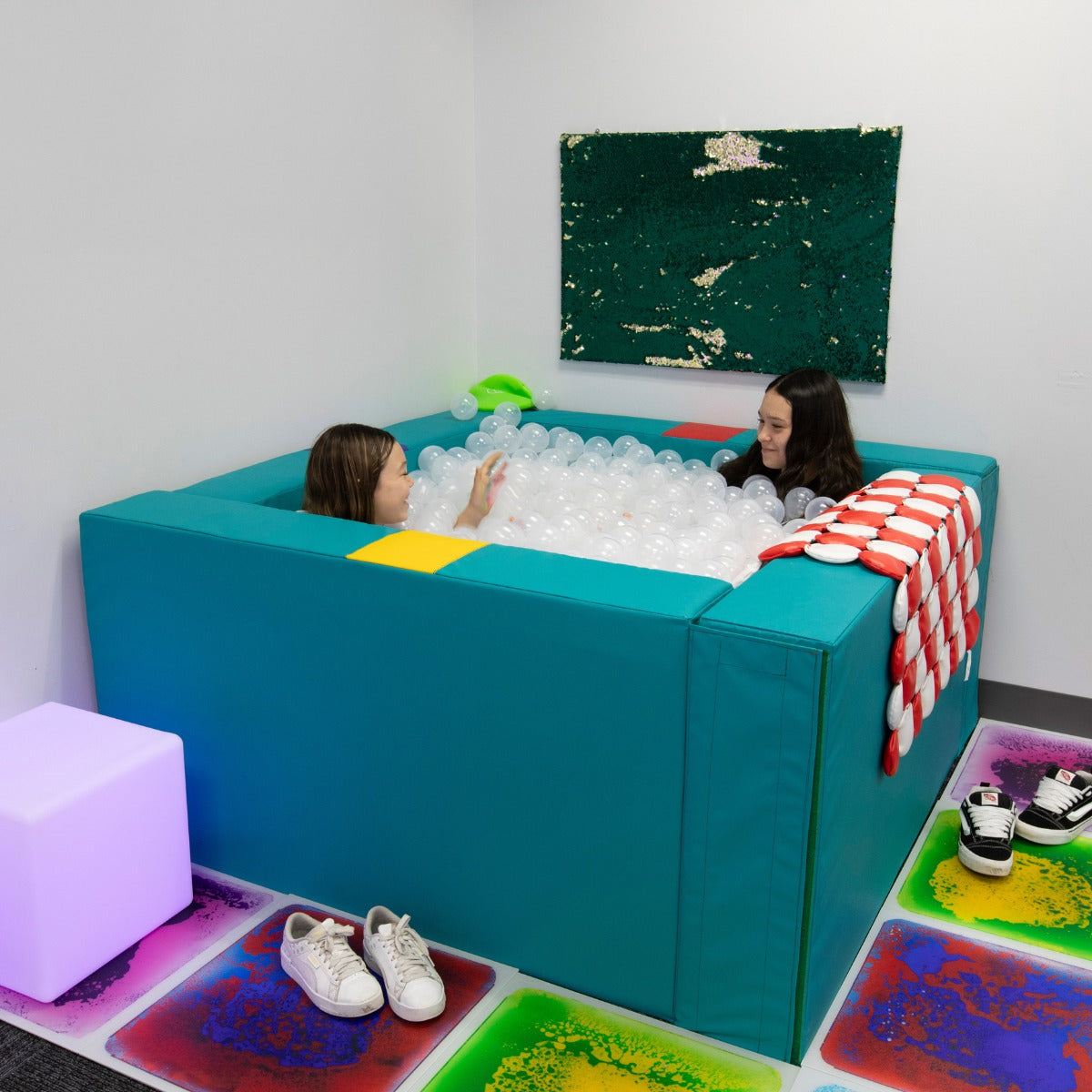 SensaSoft™ Square Interactive Ball Pit (Balls included)