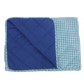 blue Weighted Plaid Blanket