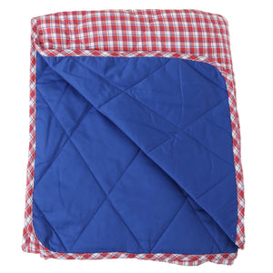 Weighted Plaid Blanket