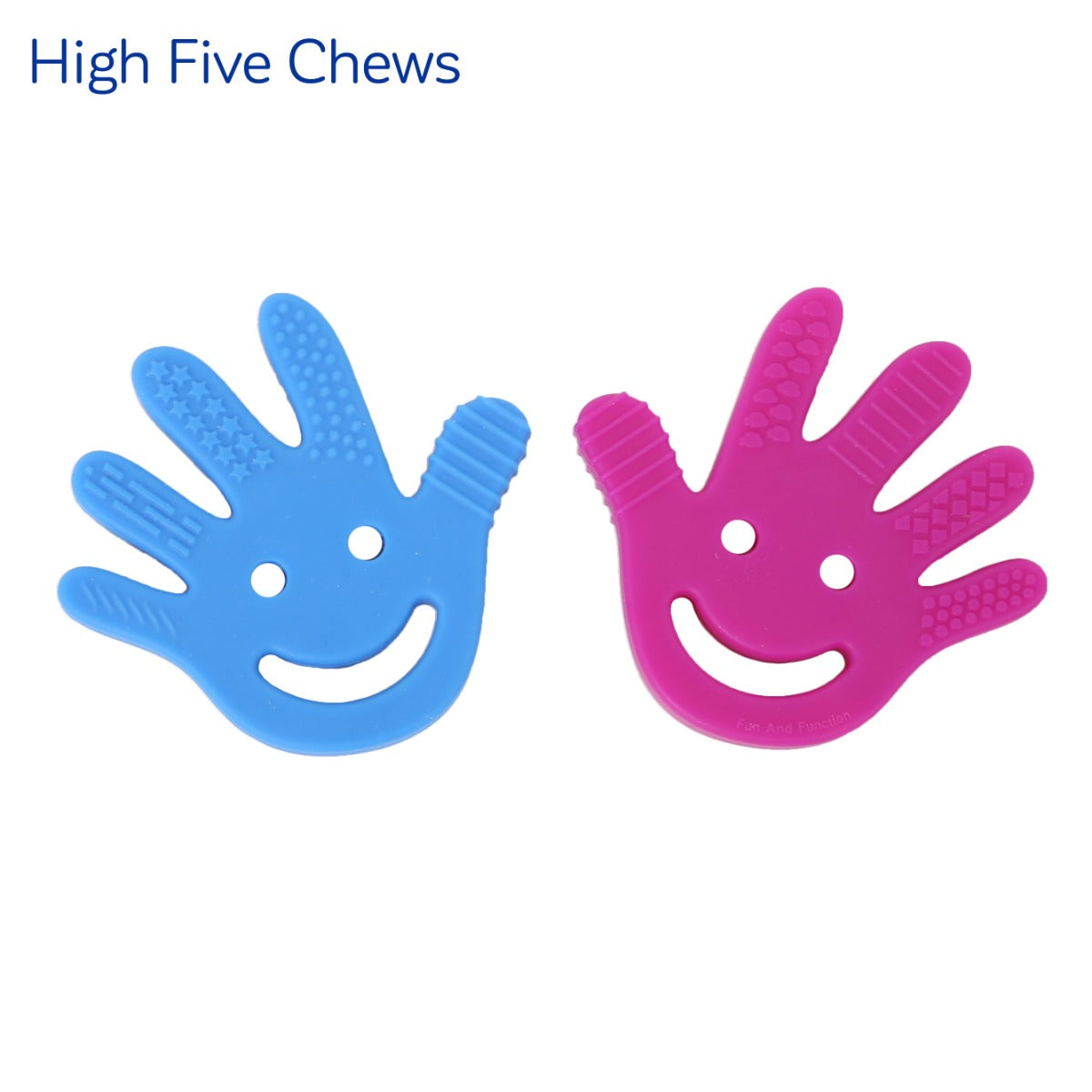 High Five Chews - blue and pink