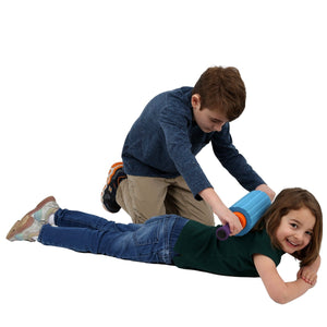 children using the 2 in 1 Textured Foam Roller