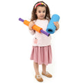 girl holding the 2 in 1 Textured Foam Roller