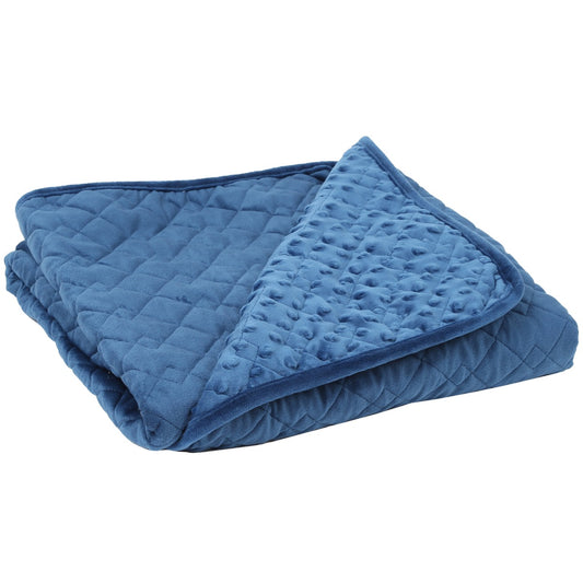 blue Minky Weighted Blanket