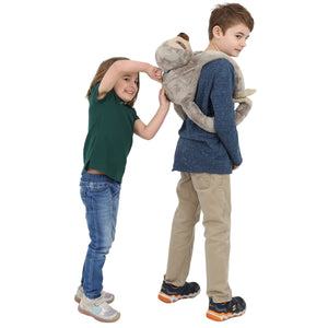 Boy wearing the Sloth Heavy Hugger
