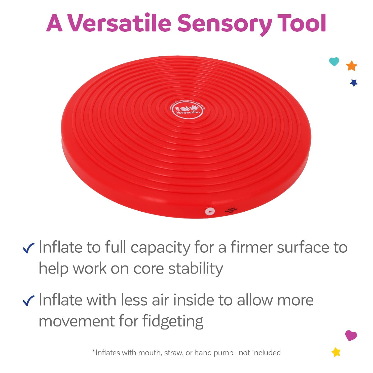 red Sit-A-Round Cushion