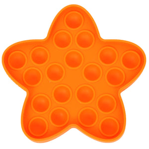 Orange Bubble Pop Starfish Fidget