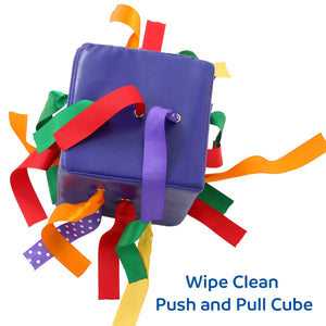Wipe Clean Ribbon Push and Pull Cube