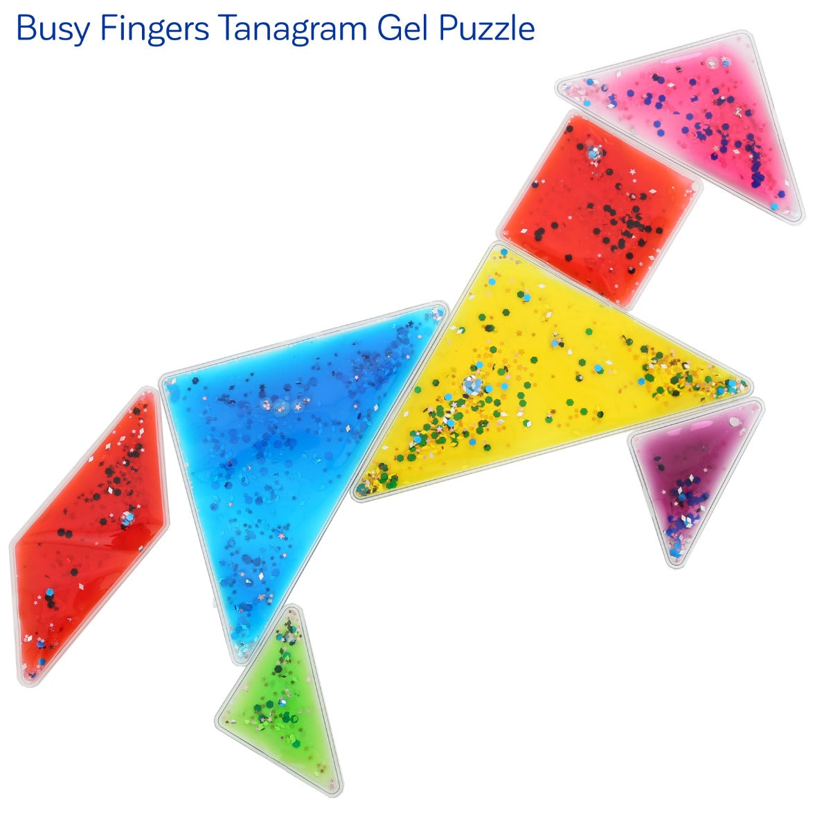 Busy Fingers Tanagram Gel Puzzle