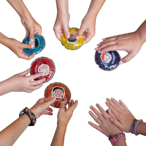 Hands holding the Feelings Fidgets