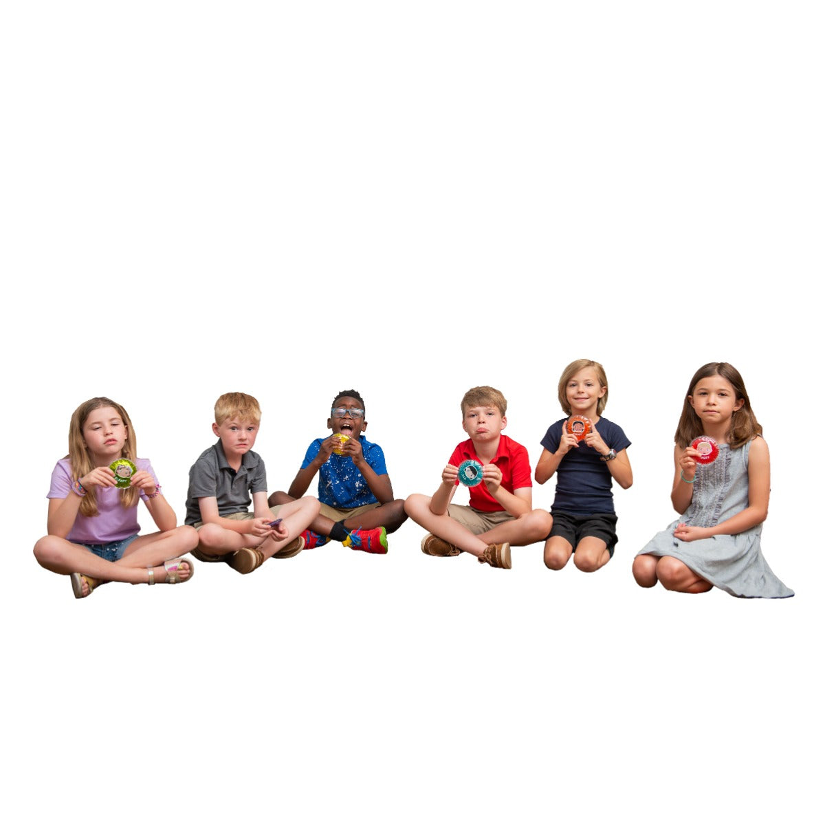 Children playing with the Feelings Fidgets