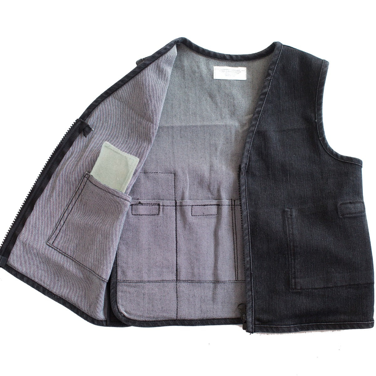 Stretch Denim Weighted Vest