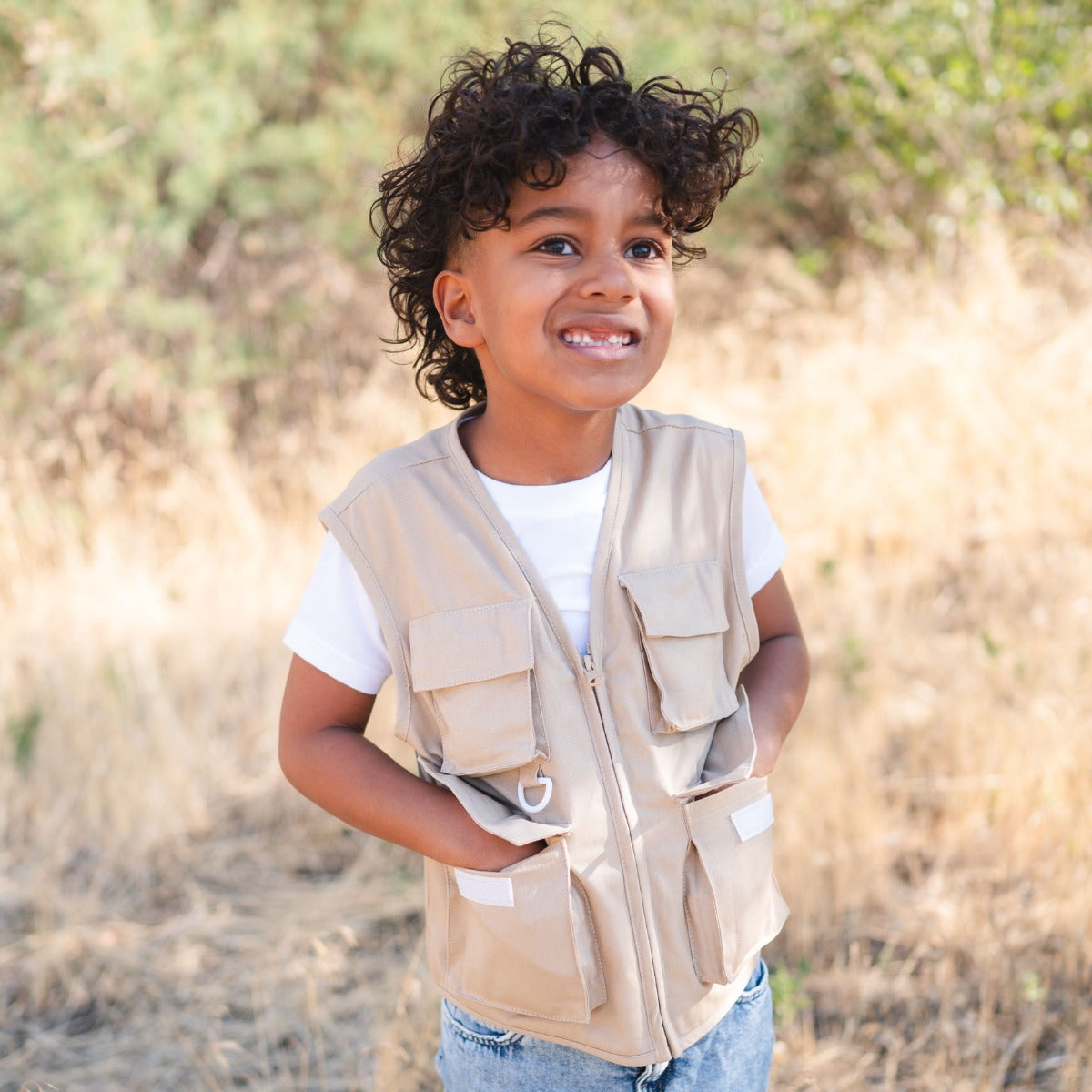 Explorer's Vest for Kids | Multi-Pocket Removable Weight Vest for