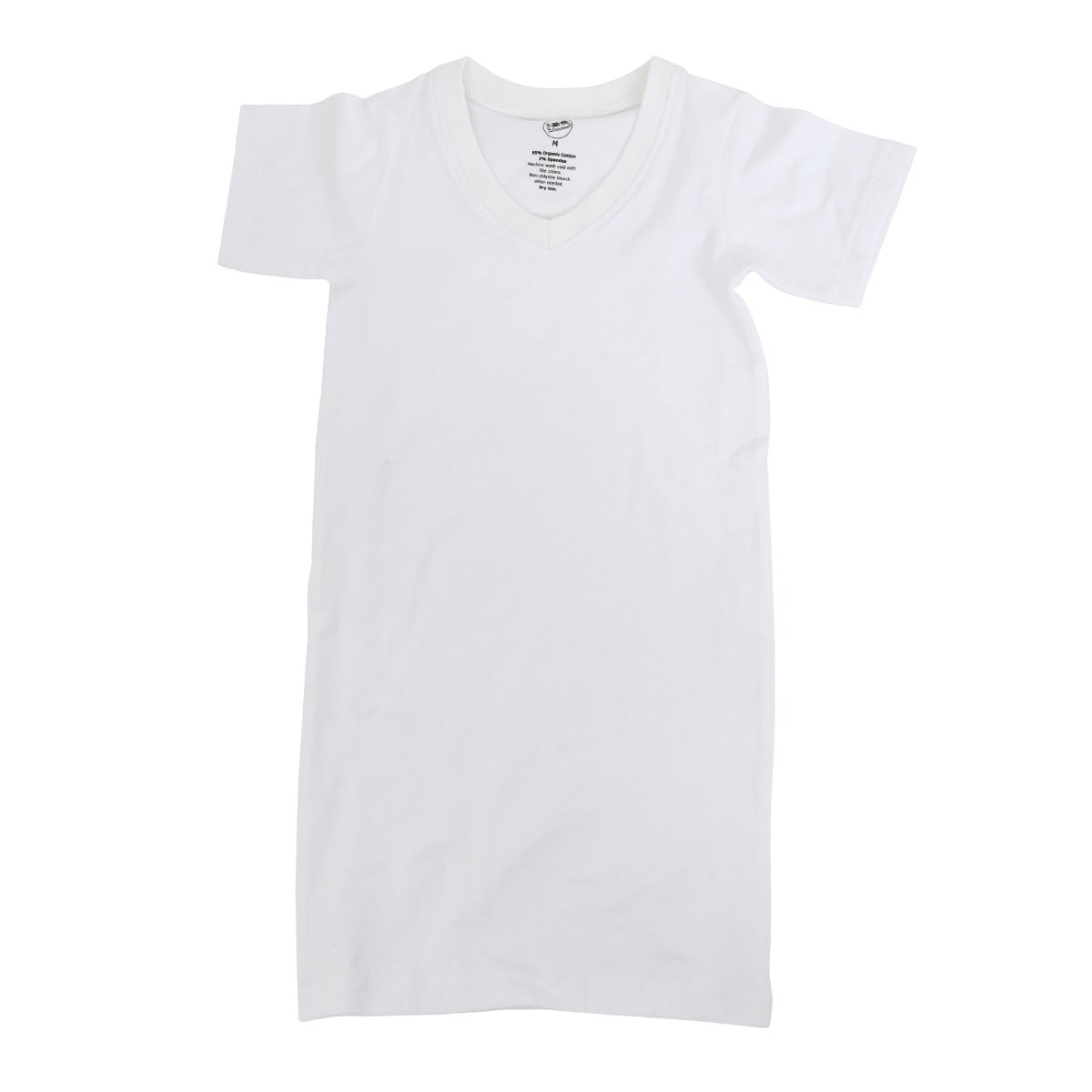 white V-Neck Hug Tee