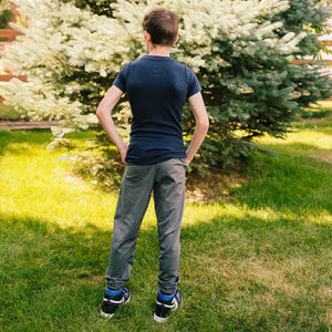 Ribbed Hug Tee, Short and Long Sleeves