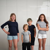 Ribbed Hug Tee, Short and Long Sleeves