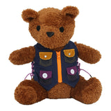 Mini Me Dressing Vest on teddy bear