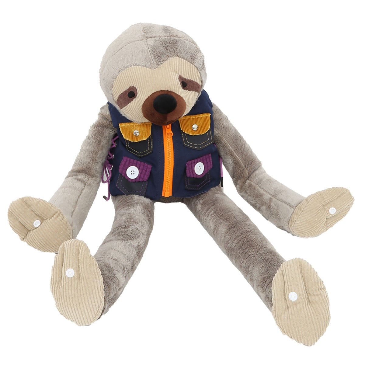 Mini Me Dressing Vest on animal teddy bear