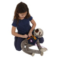 Mini Me Dressing Vest on animal teddy bear