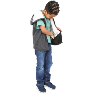 Weighted Fleece Hoodie Vest