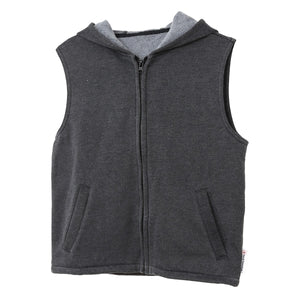 Weighted Fleece Hoodie Vest