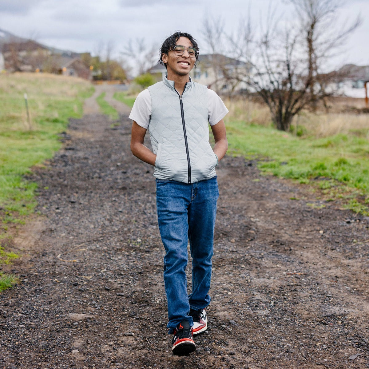 Stay-Weighted Puffer Vest