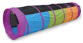 Peek-a-Boo I See You 6FT Tunnel with Colors: pink, blue, green, orange, black