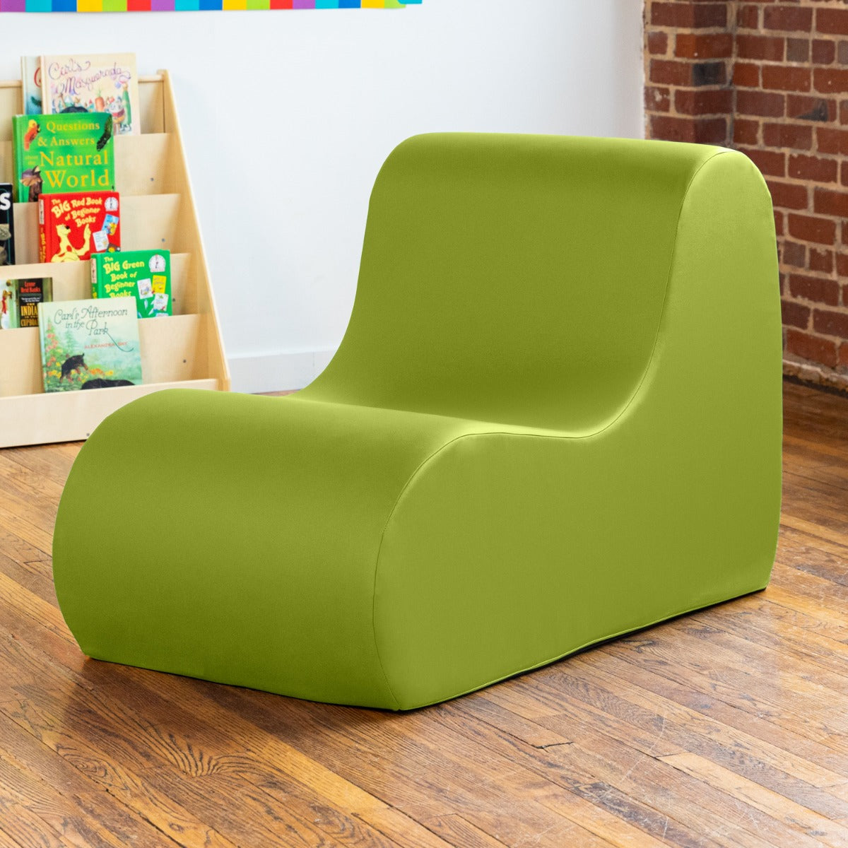 Sensory Wave Chair in the color green