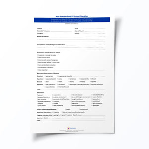 OT School Evaluation Checklist-Downloadable