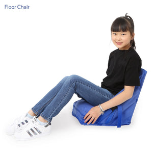 girl using the floor chair