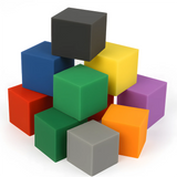Foam Cubes - Set of 150