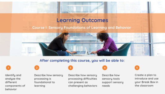 Course I: Sensory Foundations of Learning and Behavior