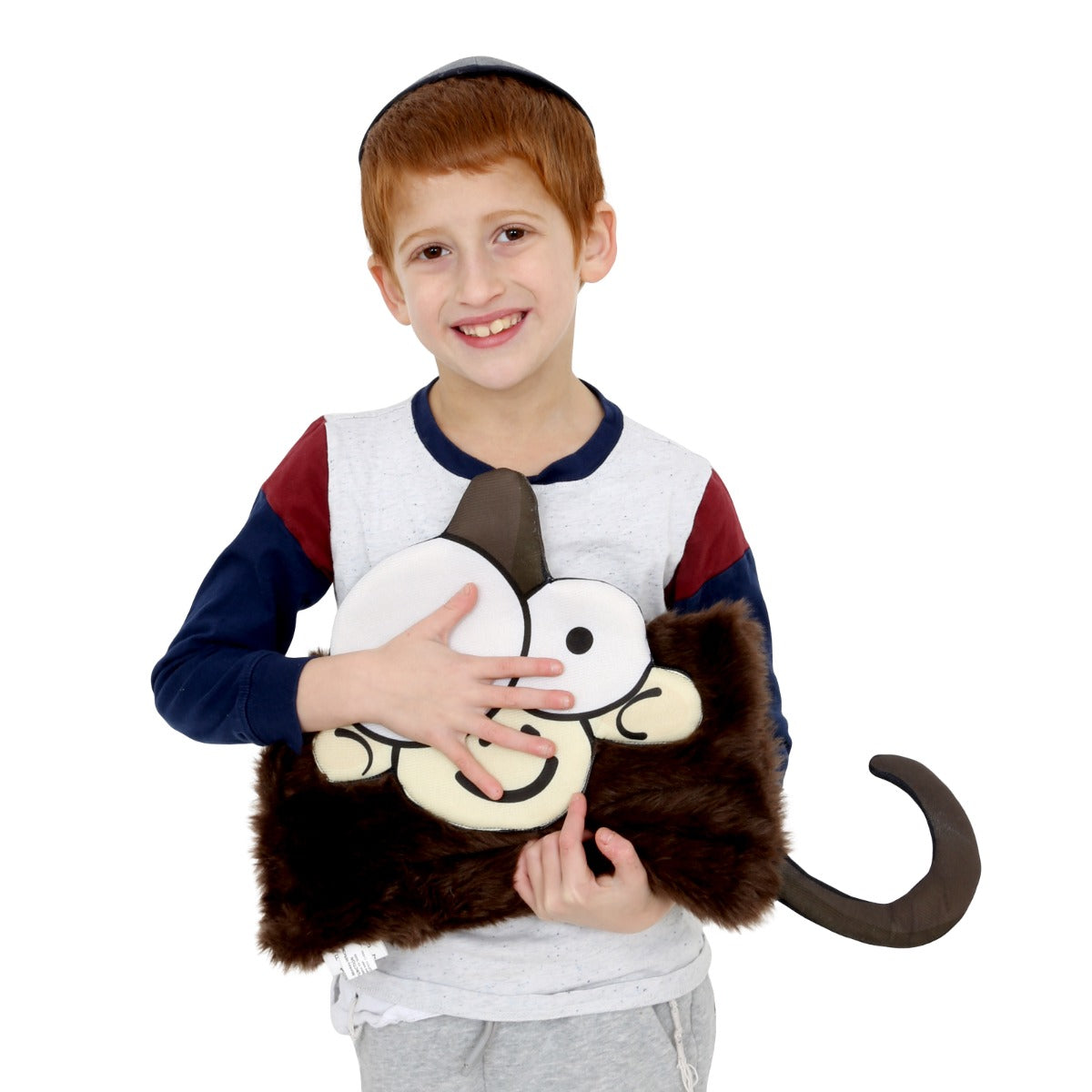 boy with the Animal Lap Pad