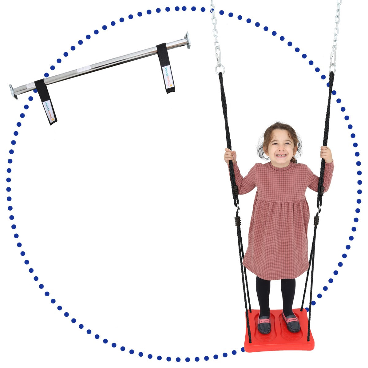 Doorway Bar with Straps