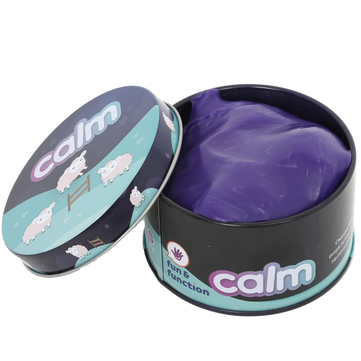 Open tub of Emotions Putty™ - 3 Oz (Calm)