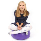 Girl using the Purple Balance Trainer