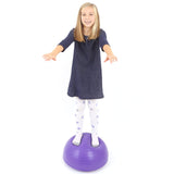 Girl using the Purple Balance Trainer