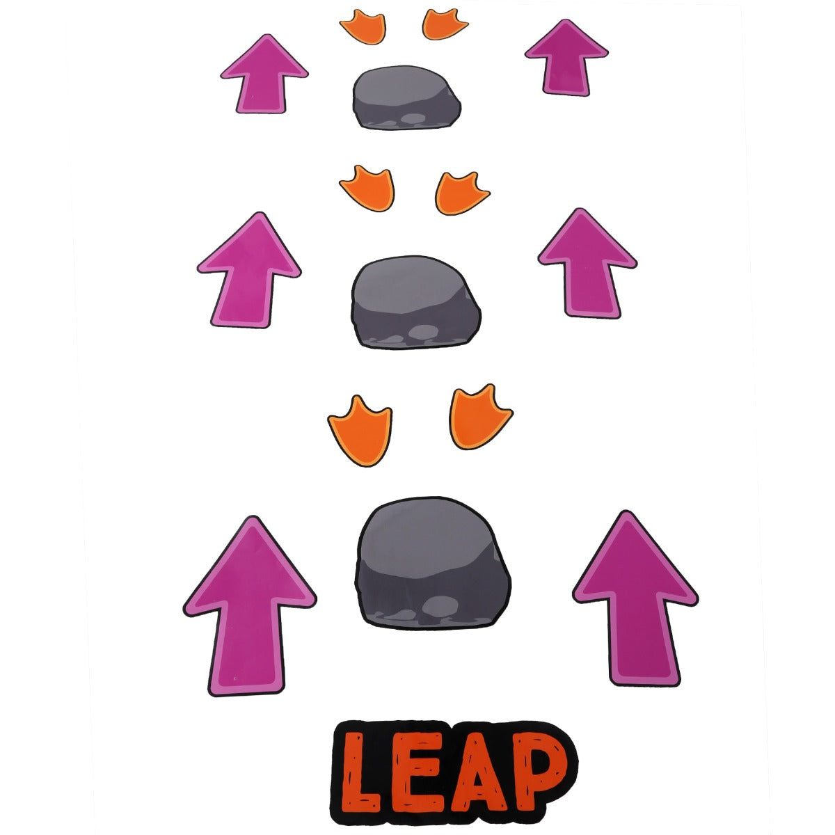 Sensory Pathway Decals - Forest Friends