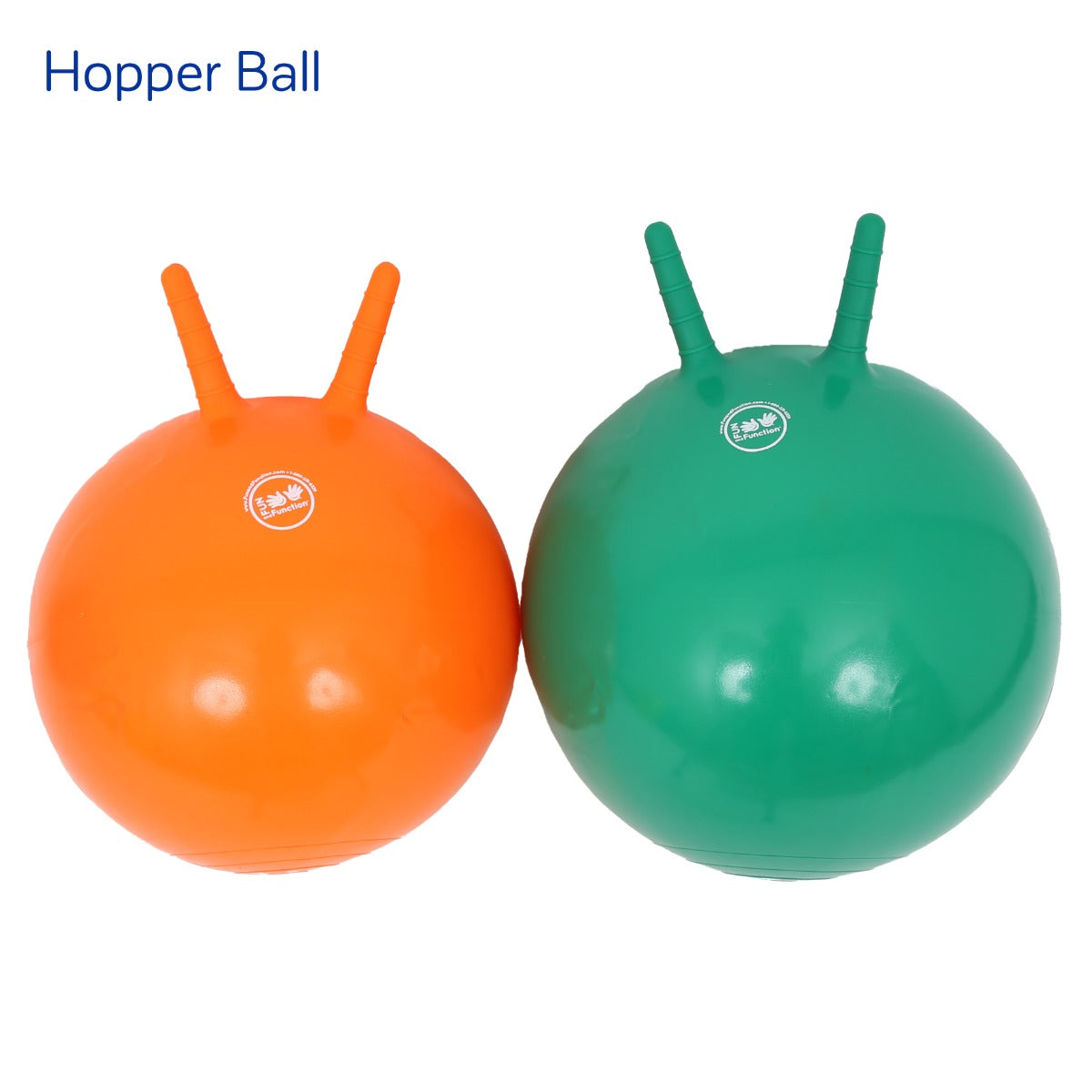 orange and green Hopper Balls