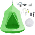 green Play Tent Swing and accessories