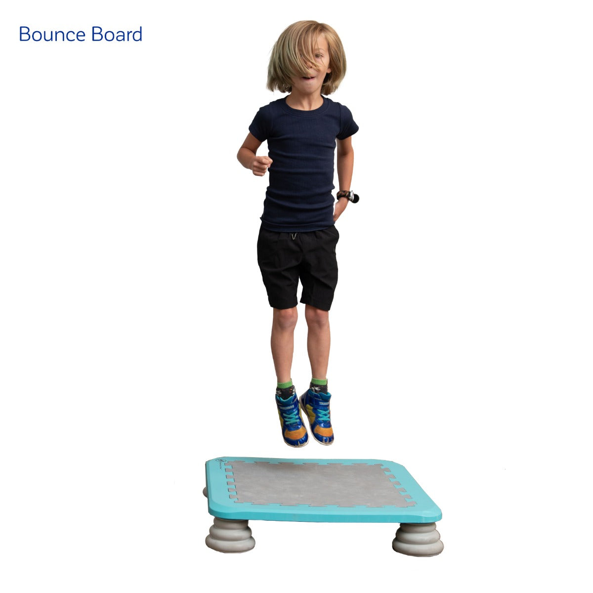 Child using the Bounce Board