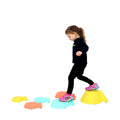 Girl using the Balance Stepping Stones